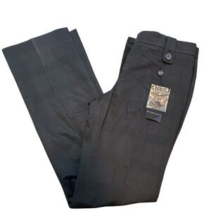 Burberry Black Textured Trousers